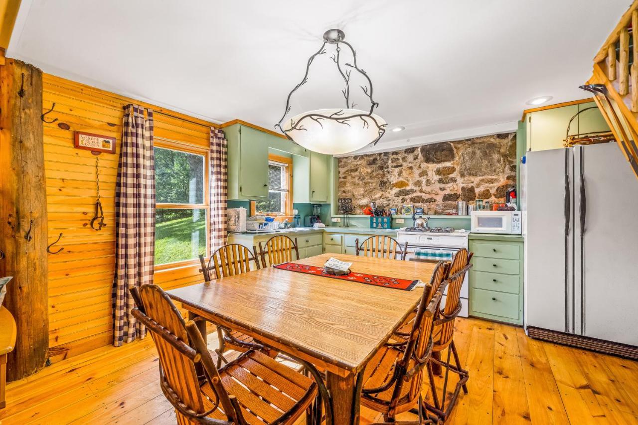 Brook Sound Cabin Schroon Lake Buitenkant foto