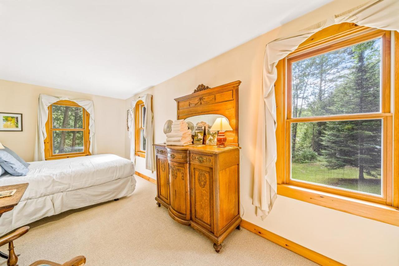 Brook Sound Cabin Schroon Lake Buitenkant foto