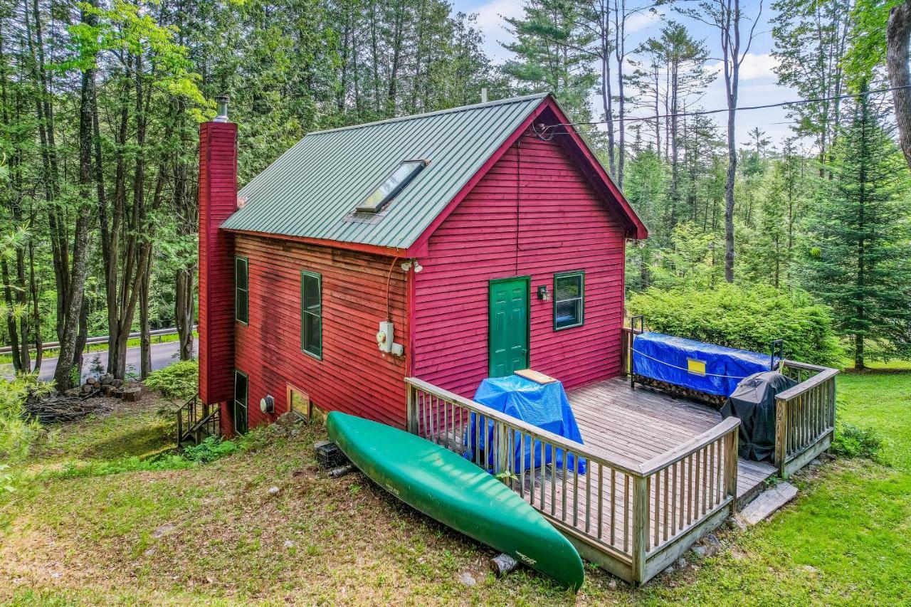 Brook Sound Cabin Schroon Lake Buitenkant foto