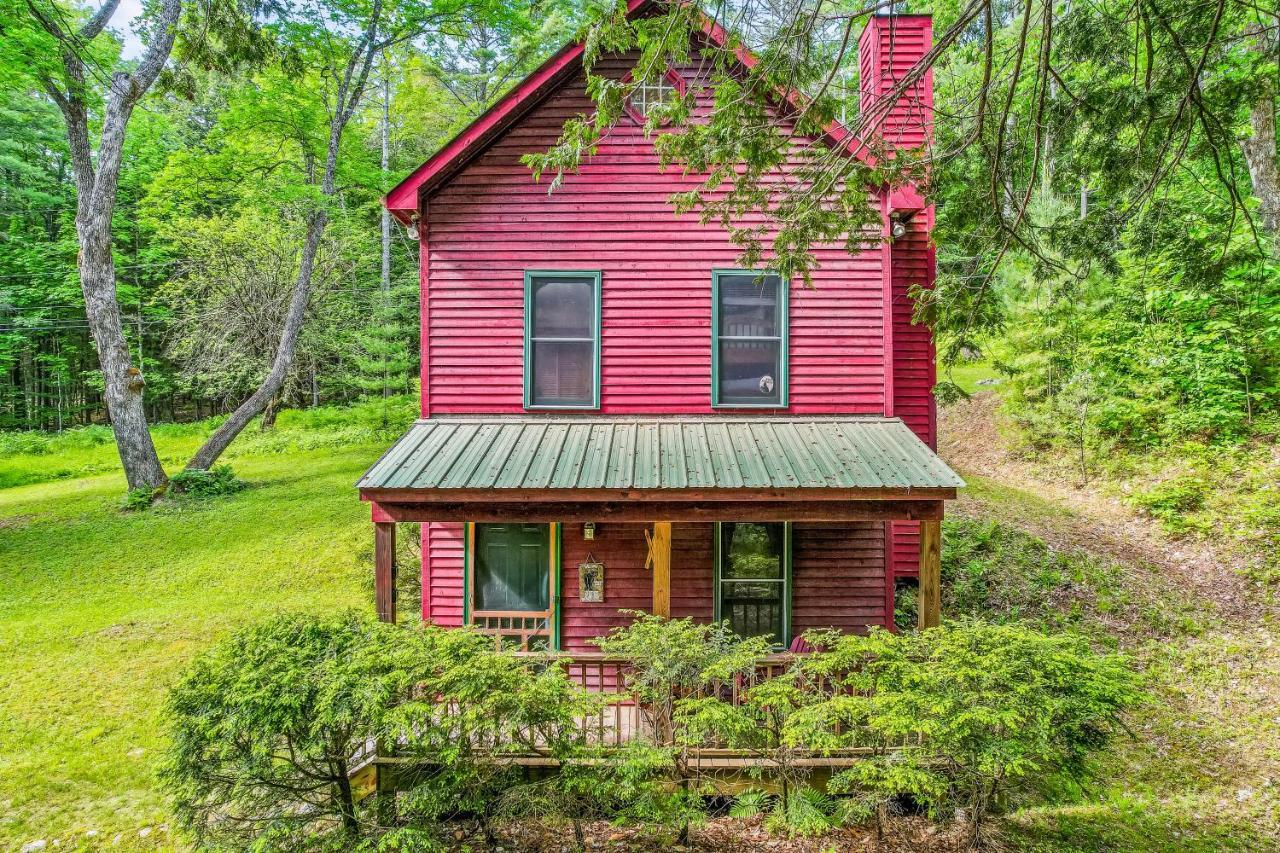 Brook Sound Cabin Schroon Lake Buitenkant foto
