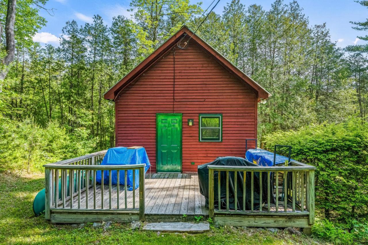 Brook Sound Cabin Schroon Lake Buitenkant foto