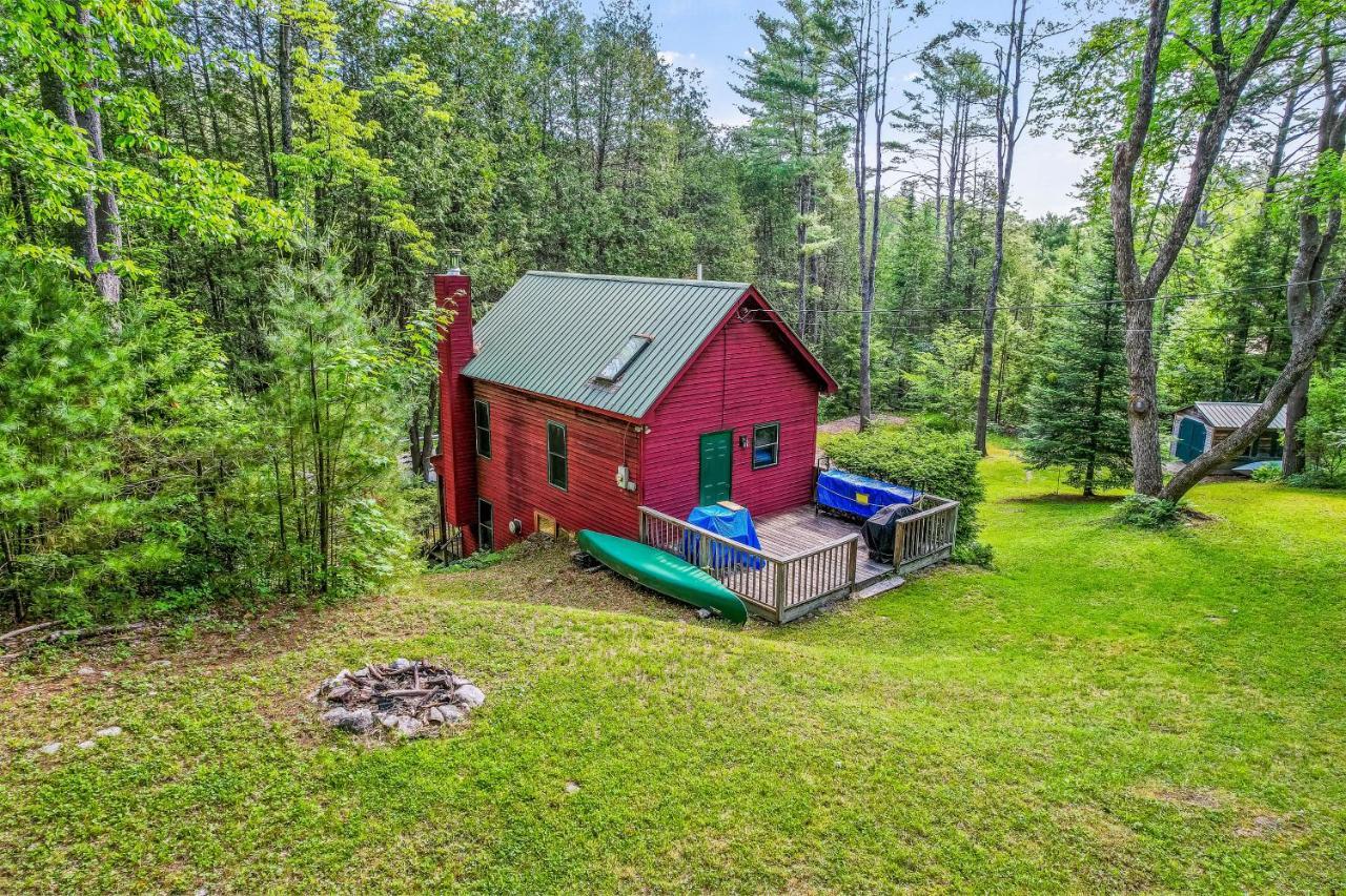 Brook Sound Cabin Schroon Lake Buitenkant foto